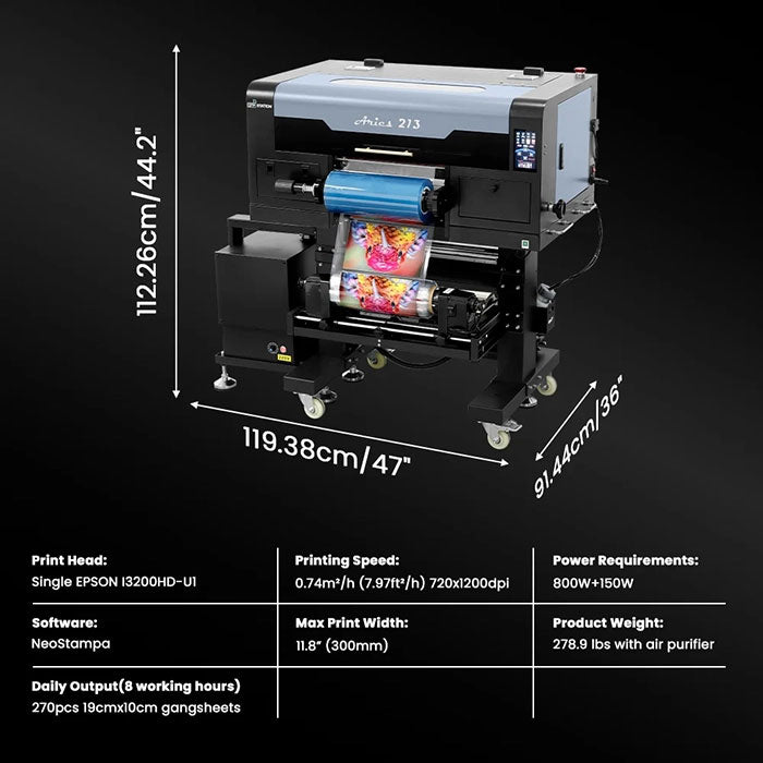 DTF Station Aries 213 UV DTF Printer