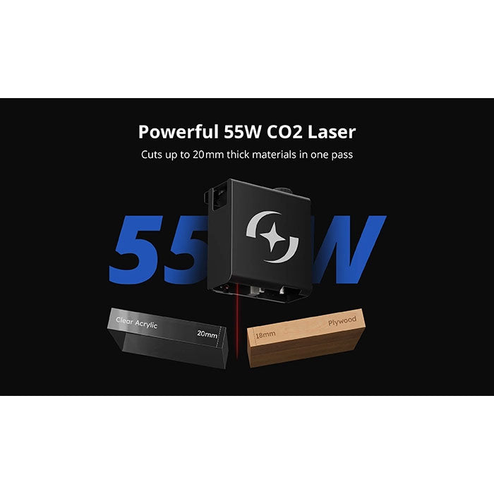AtomStack Hurricane 55W CO2 Laser Cutter