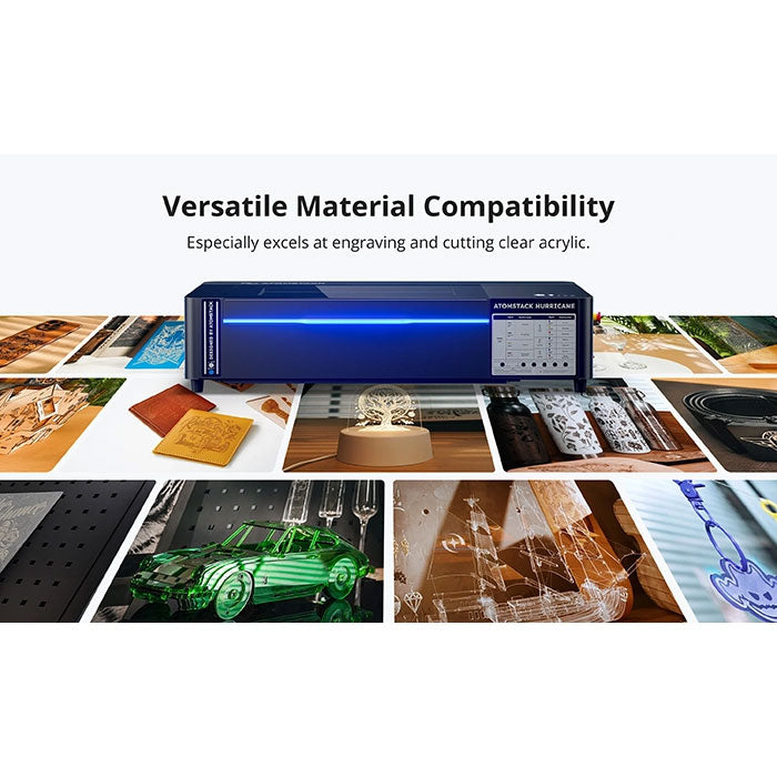 AtomStack Hurricane 55W CO2 Laser Cutter