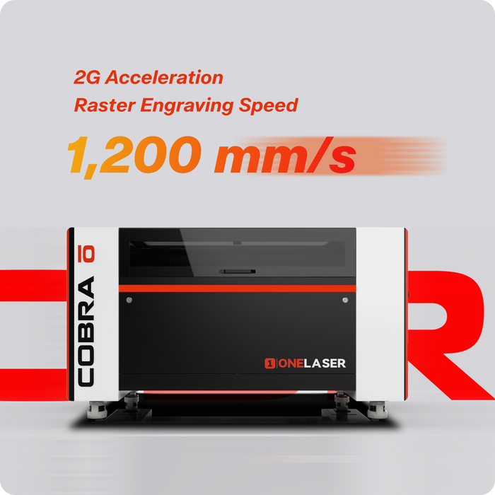 OneLaser Cobra™ 10 Laser Engraver/Cutter (100W Glass)