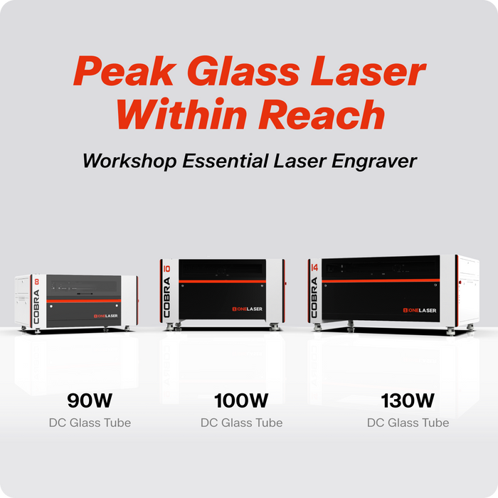 OneLaser Cobra™ 14 Laser Engraver/Cutter (130W Glass)