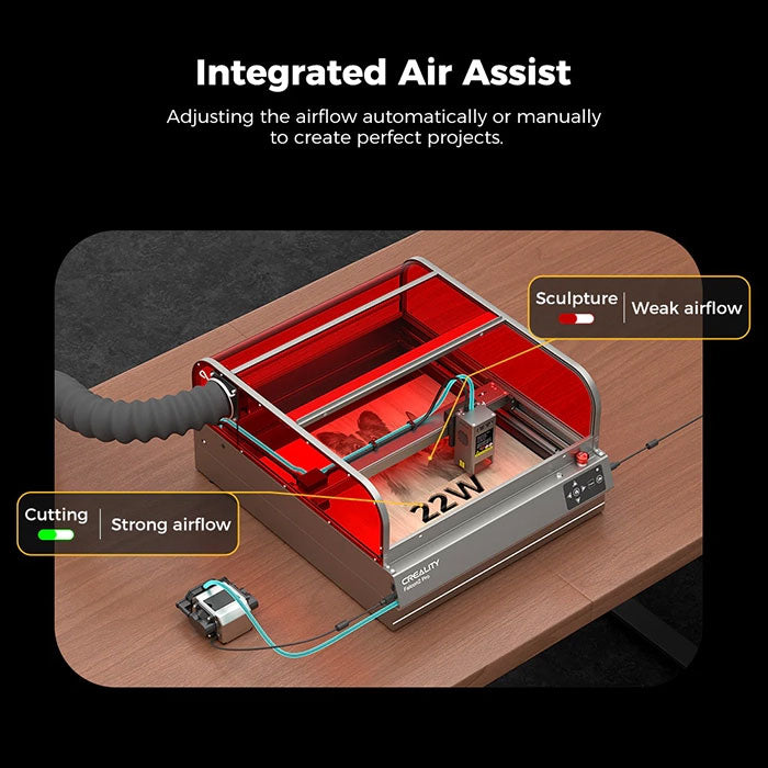Creality Falcon2 Pro 40W/60W Enclosed Diode Laser Engraver & Cutter