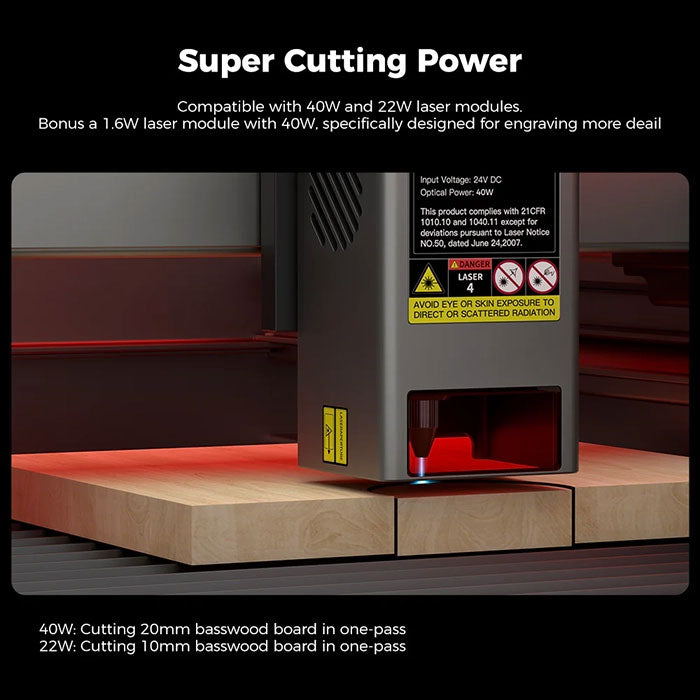 Creality Falcon2 Pro 40W/60W Enclosed Diode Laser Engraver & Cutter