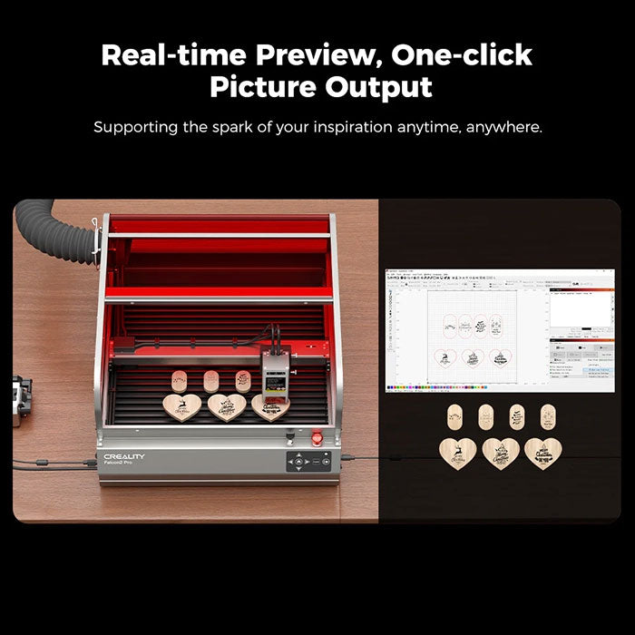 Creality Falcon2 Pro 40W/60W Enclosed Diode Laser Engraver & Cutter