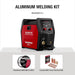 MIG205DP Pro aluminum welding kit contents