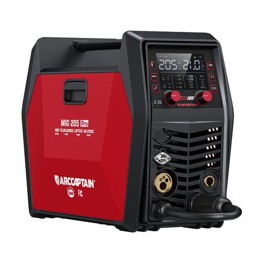 Arccaptain MIG205 Pro 6-in-1 Multi-Process MIG Welder