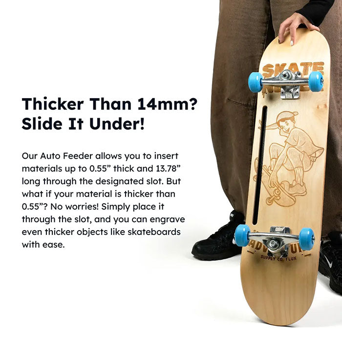 FLUX Beambox II Passthrough & Open Bottom Add-on with Auto Feeder