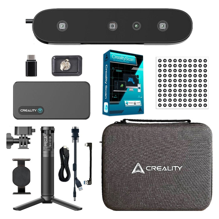 Creality CR-Scan Ferret Pro 3D Scanner kit contents