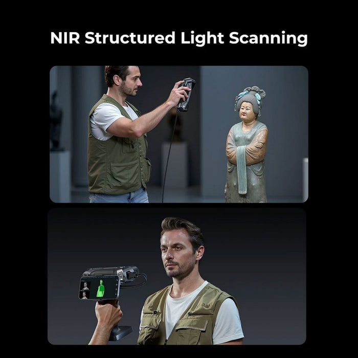 Creality RaptorX 3D Scanner scanning in use