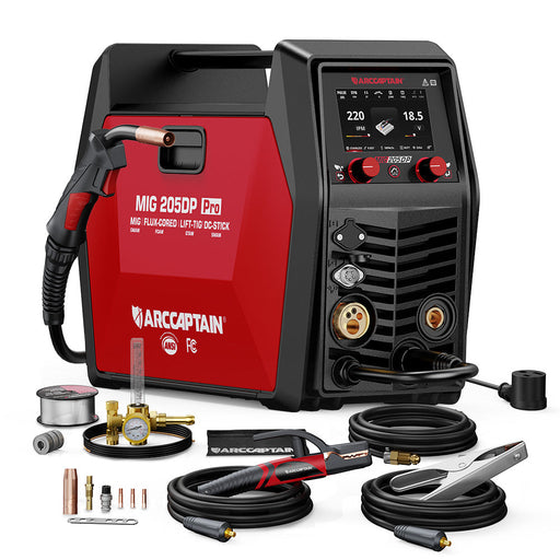 MIG205DP Pro double pulse aluminum welding