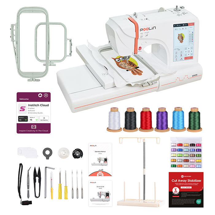 POOLIN EOC05 Computerized Home Embroidery Machine