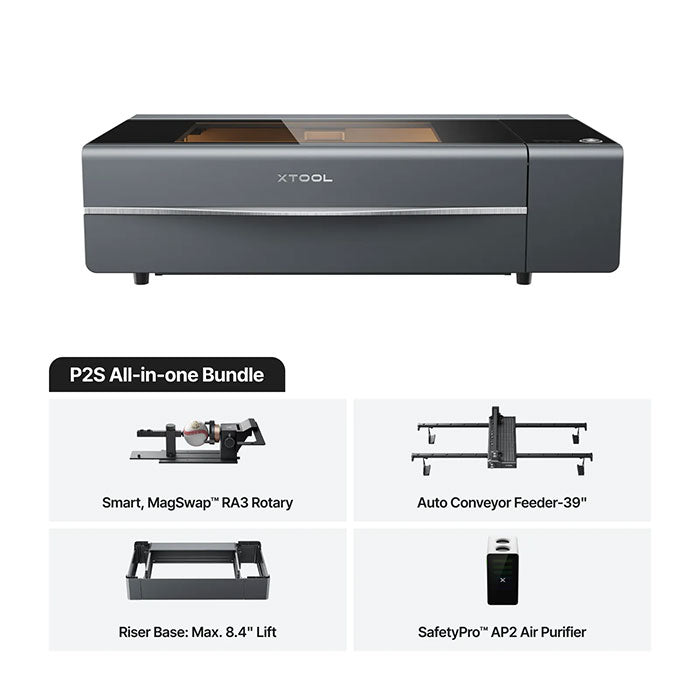 xTool P2S 55W Desktop CO2 Laser Cutter