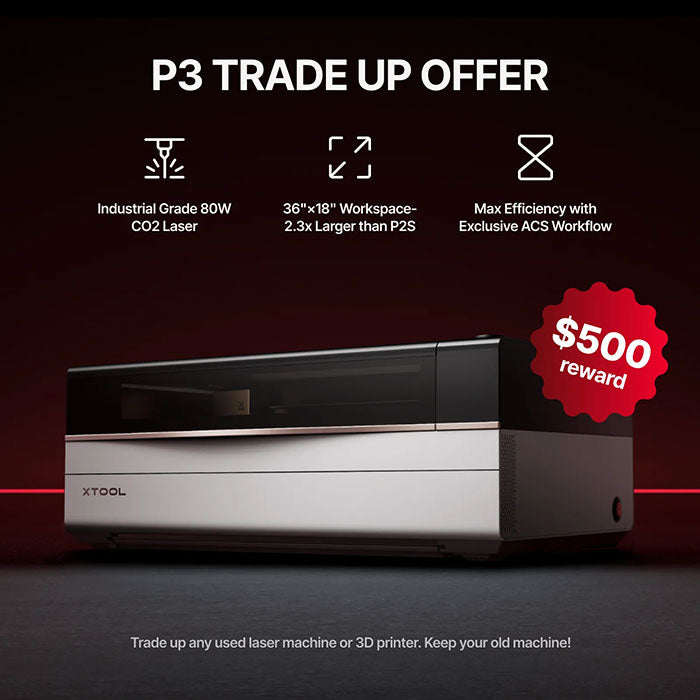 xTool P3 80W Flagship CO2 Laser Cutter