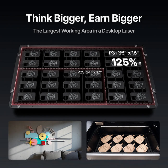 xTool P3 80W Flagship CO2 Laser Cutter